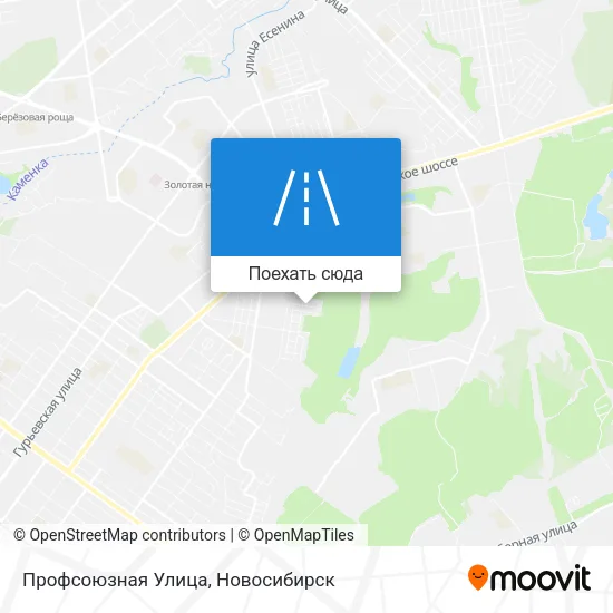 Карта Профсоюзная Улица