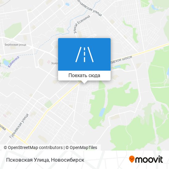 Карта Псковская Улица
