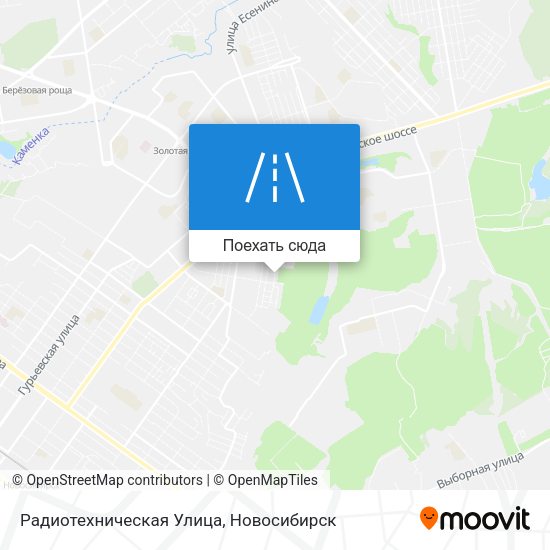 Карта Радиотехническая Улица