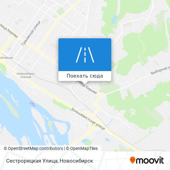 Карта Сестрорецкая Улица