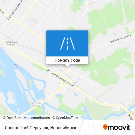 Карта Сосновский Переулок