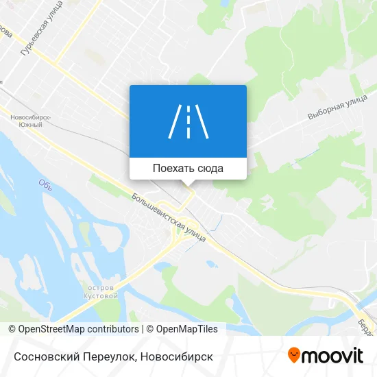 Карта Сосновский Переулок