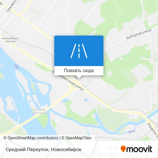 Карта Средний Переулок