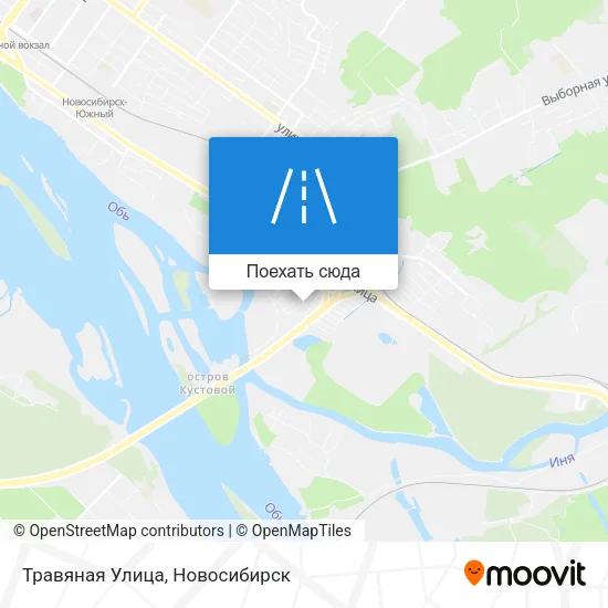 Карта Травяная Улица