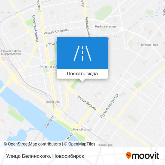 Карта Улица Белинского