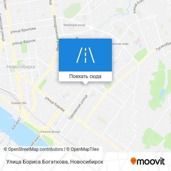 Карта Улица Бориса Богаткова