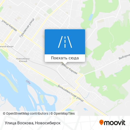 Карта Улица Воскова