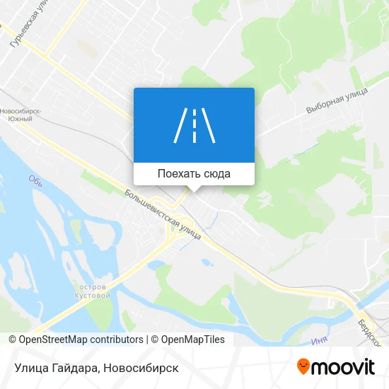 Карта Улица Гайдара