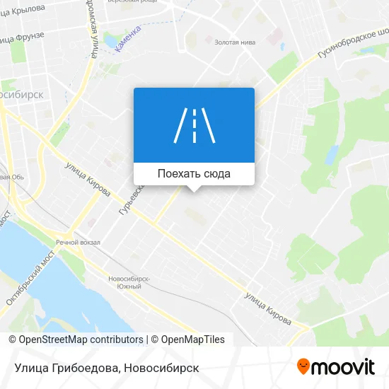 Карта Улица Грибоедова