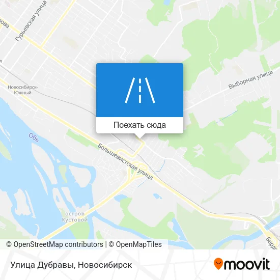 Карта Улица Дубравы