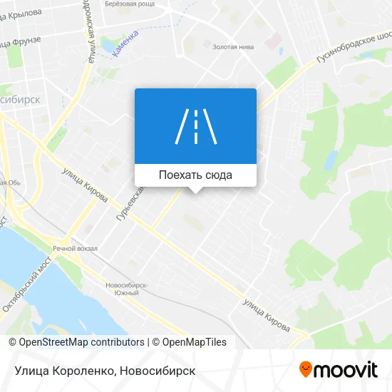 Карта Улица Короленко
