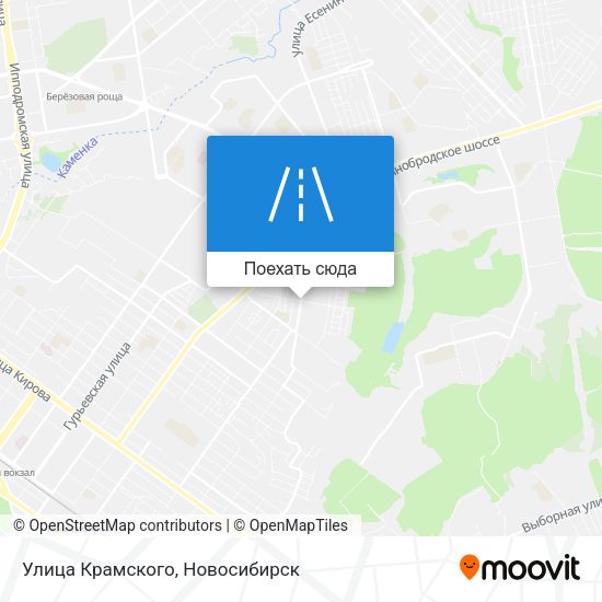 Карта Улица Крамского