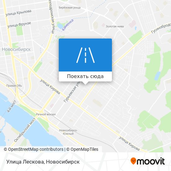 Карта Улица Лескова