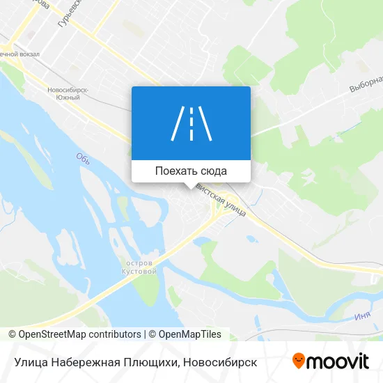 Карта Улица Набережная Плющихи