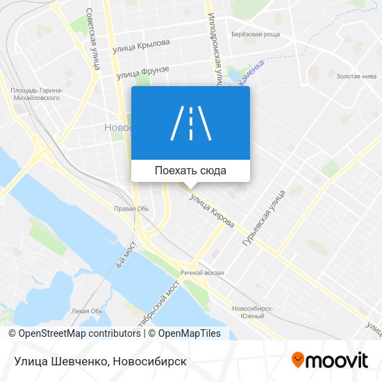 Карта Улица Шевченко