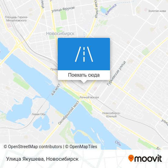 Карта Улица Якушева