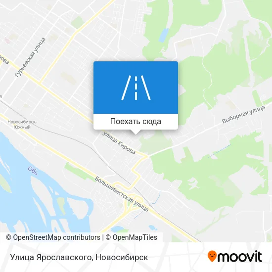 Карта Улица Ярославского