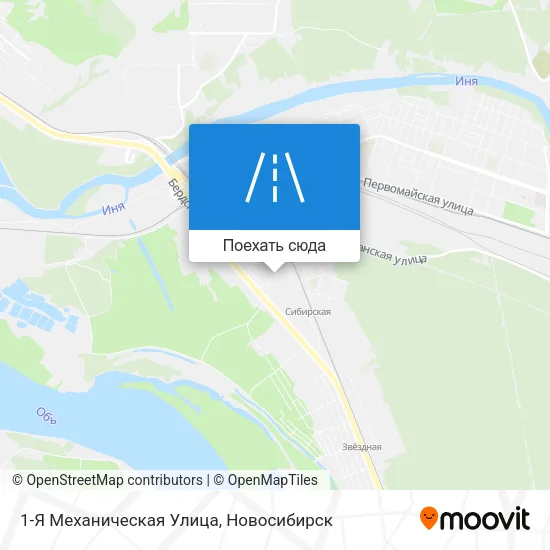Карта 1-Я Механическая Улица