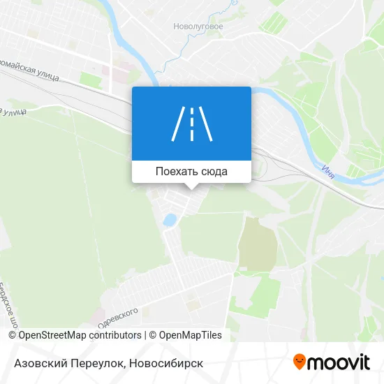 Карта Азовский Переулок