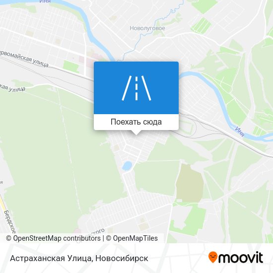 Карта Астраханская Улица