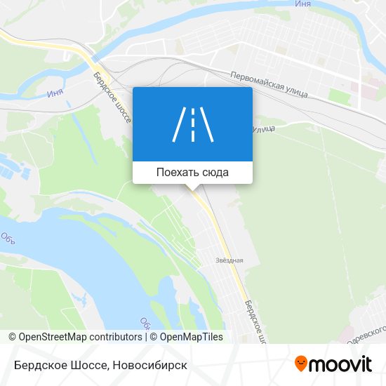 Карта Бердское Шоссе