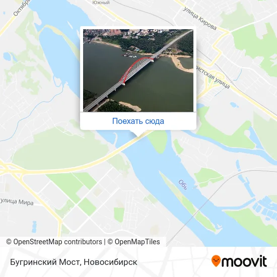 Карта Бугринский Мост