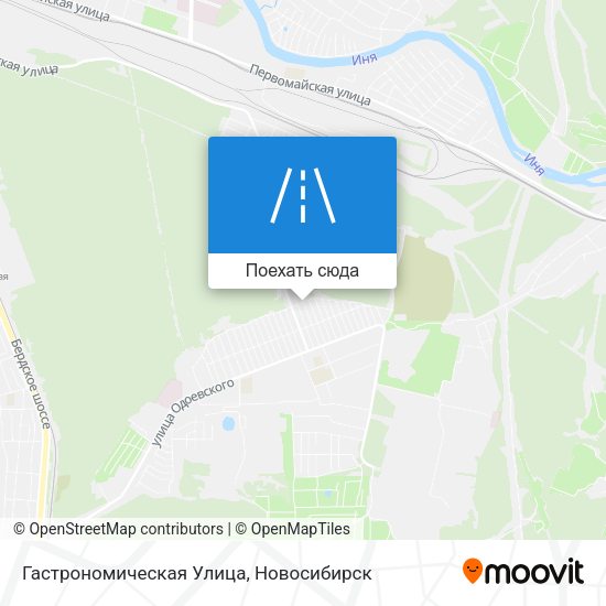 Карта Гастрономическая Улица