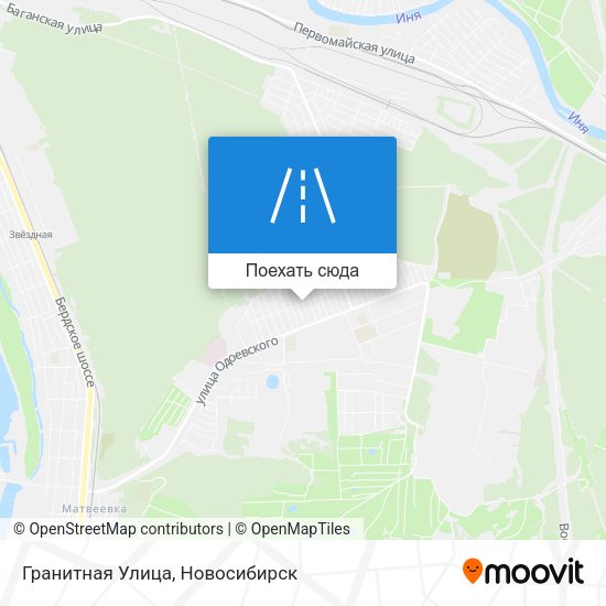 Карта Гранитная Улица