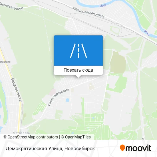 Карта Демократическая Улица