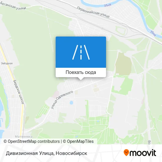 Карта Дивизионная Улица