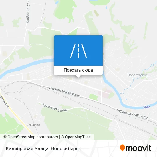 Карта Калибровая Улица