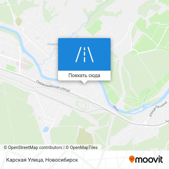 Карта Карская Улица