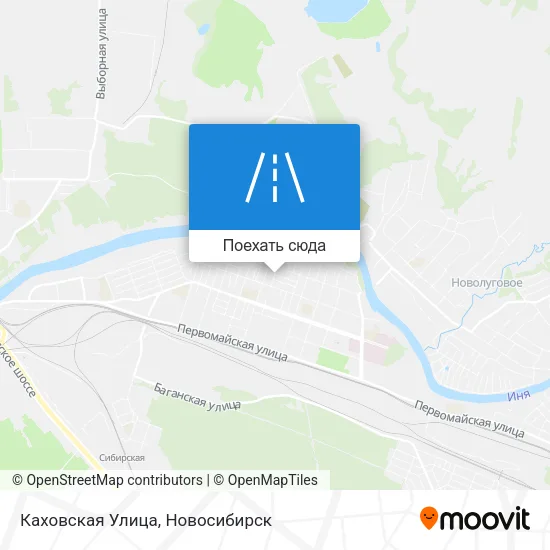 Карта Каховская Улица