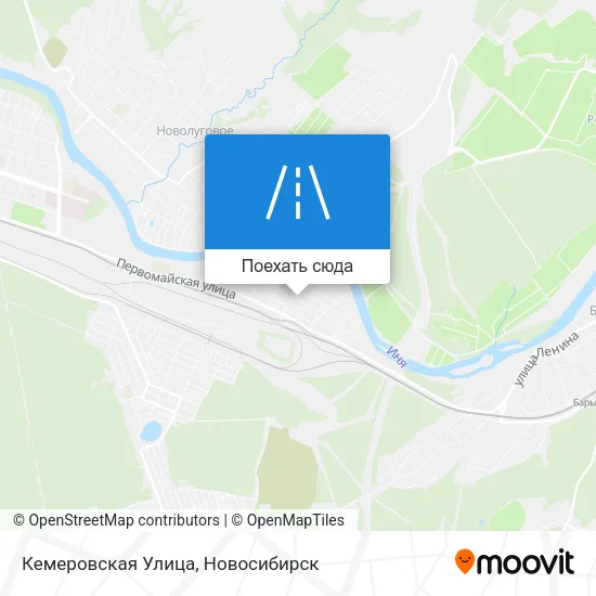 Карта Кемеровская Улица