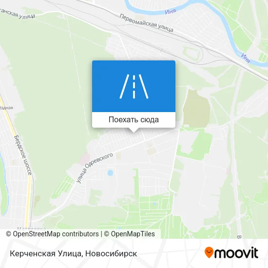 Карта Керченская Улица