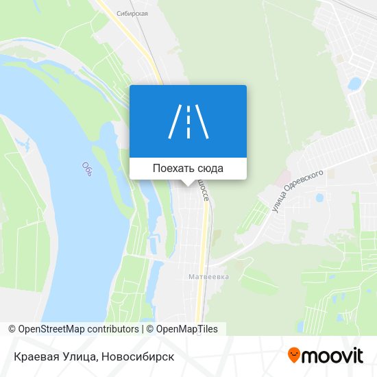 Карта Краевая Улица