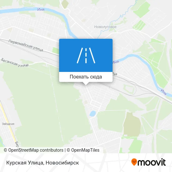Карта Курская Улица