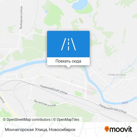 Карта Мончегорская Улица
