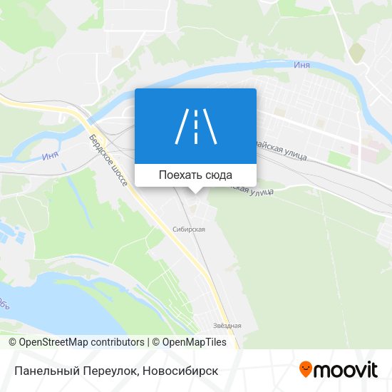 Карта Панельный Переулок