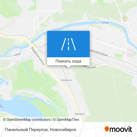 Карта Панельный Переулок