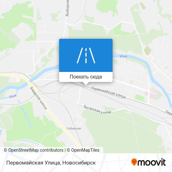 Карта Первомайская Улица