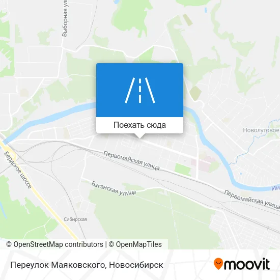 Карта Переулок Маяковского