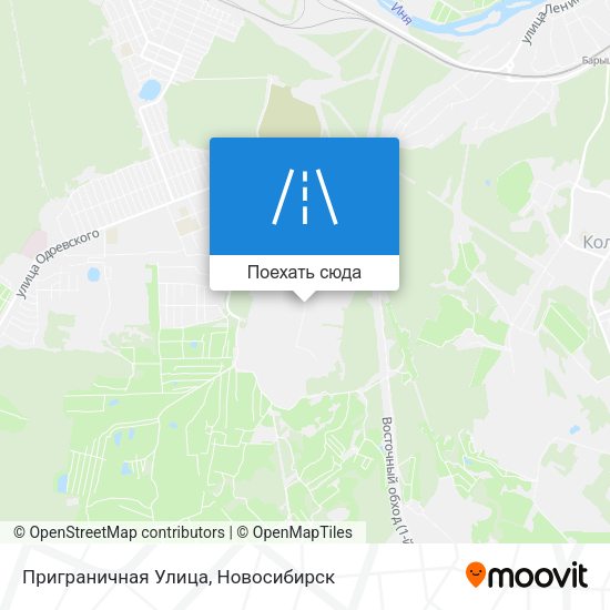 Карта Приграничная Улица