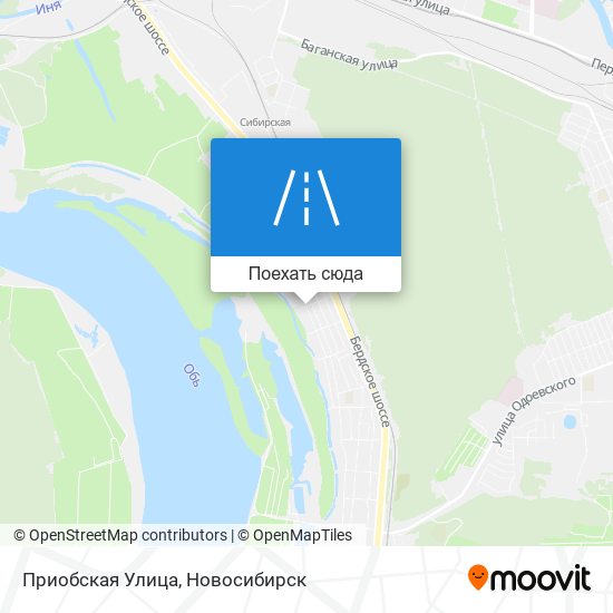 Карта Приобская Улица