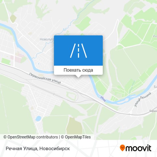 Карта Речная Улица