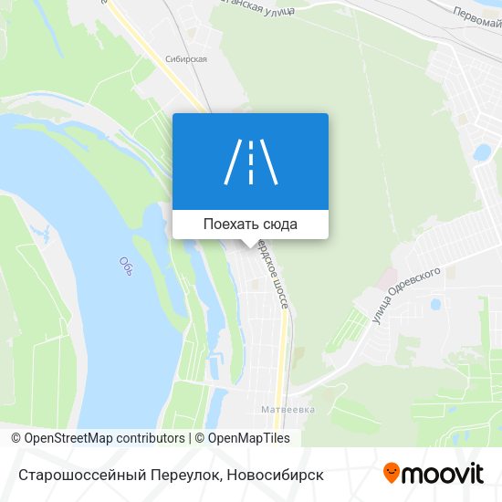 Карта Старошоссейный Переулок