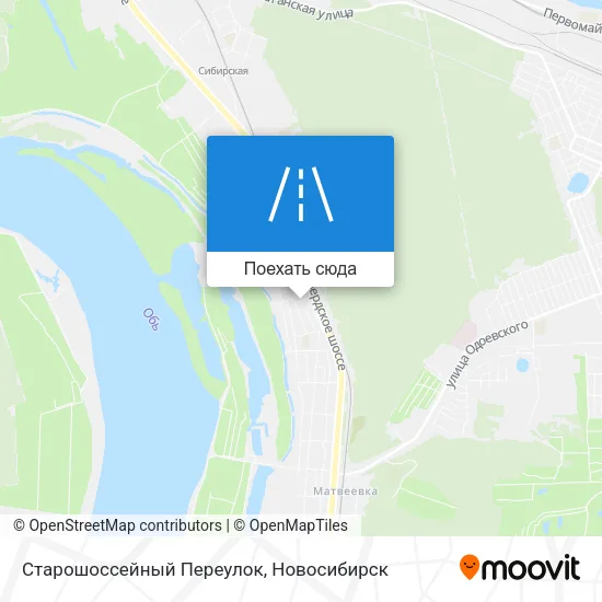 Карта Старошоссейный Переулок