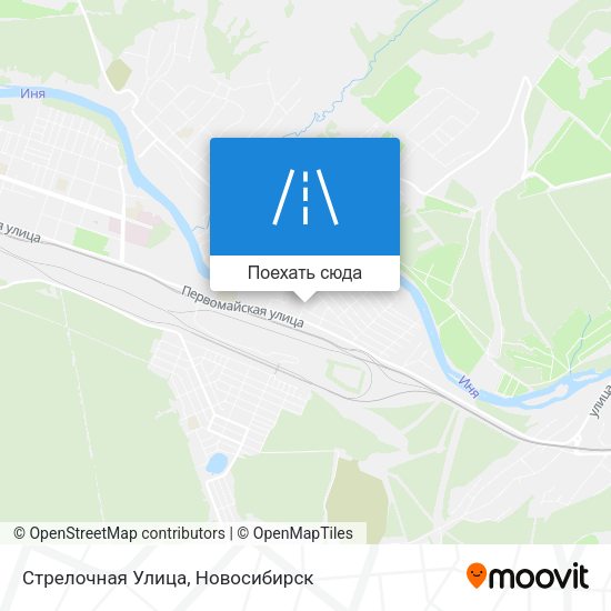 Карта Стрелочная Улица