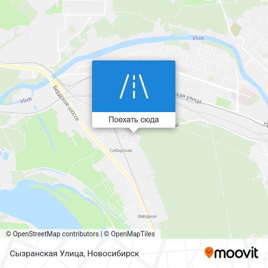 Карта Сызранская Улица