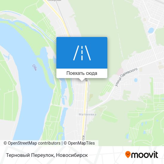 Карта Терновый Переулок